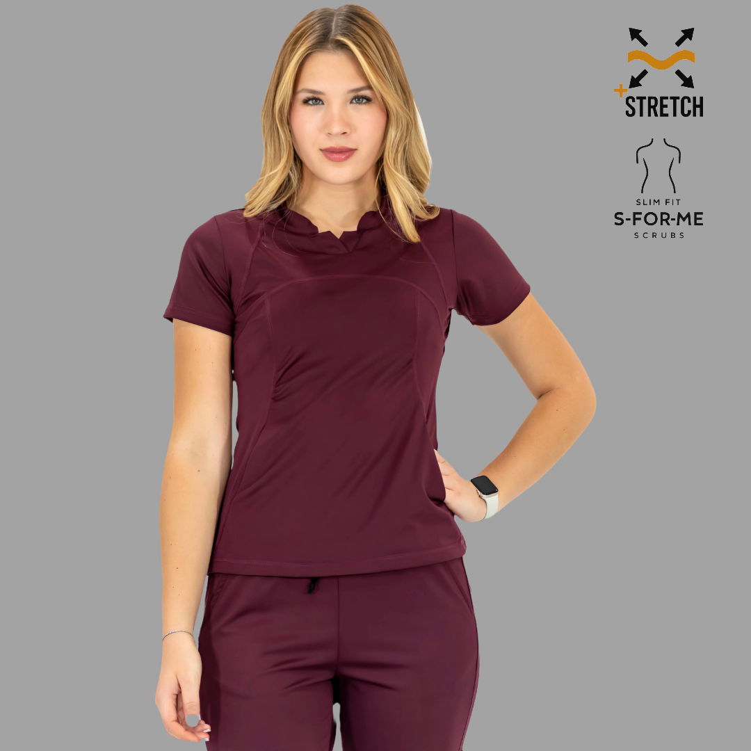 Filipina Quirúrgica Vino Mujer, Super Stretch, Scrubs 910