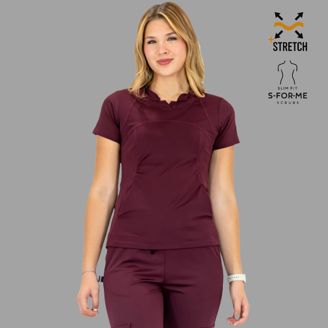 Filipina Quirúrgica Vino Mujer, Super Stretch, Scrubs 910