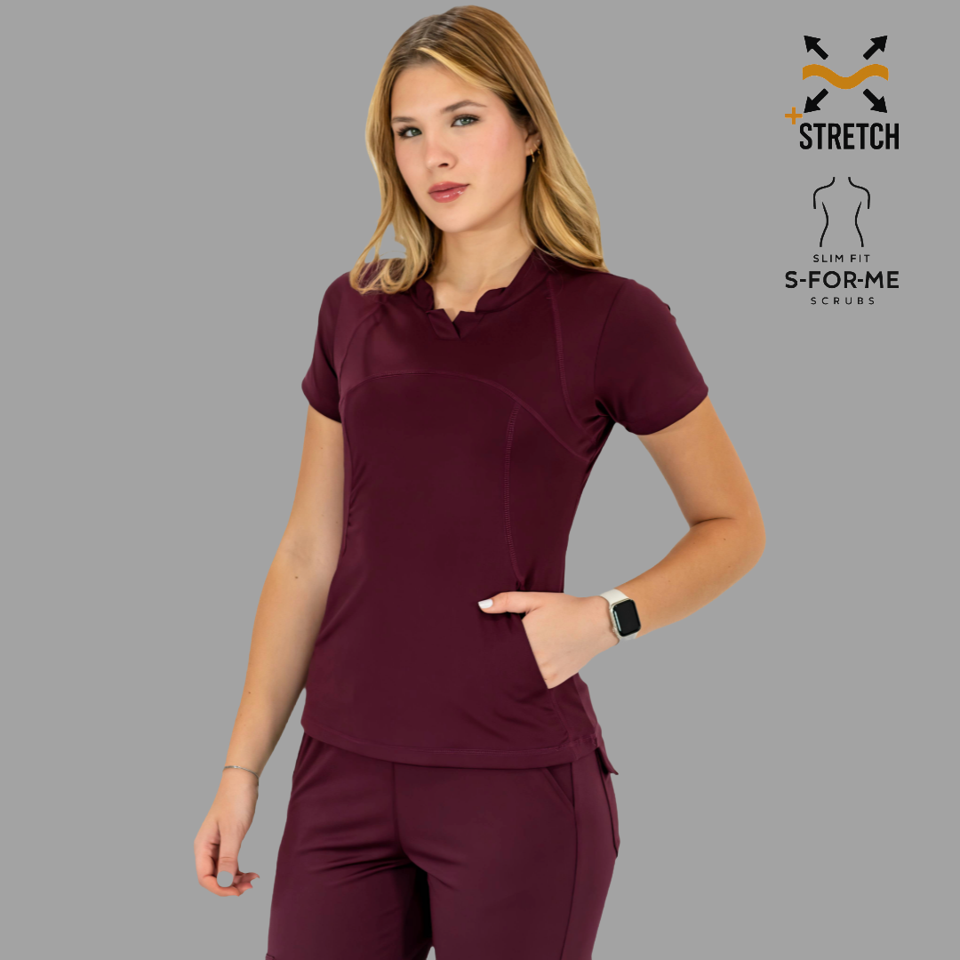 Filipina Quirúrgica Vino Mujer, Super Stretch, Scrubs 910