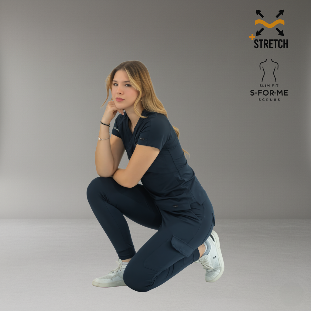 Conjunto Quirúrgico Mujer · Modelo 905 Super Stretch · Azul Marino