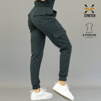 Jogger médico gris oxford mujer Estilo 910 slim fit tela super stretch Sandel Medica