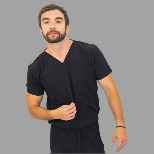 Filipina 530 Quirúrgica Negra Hombre, Scrubs 530