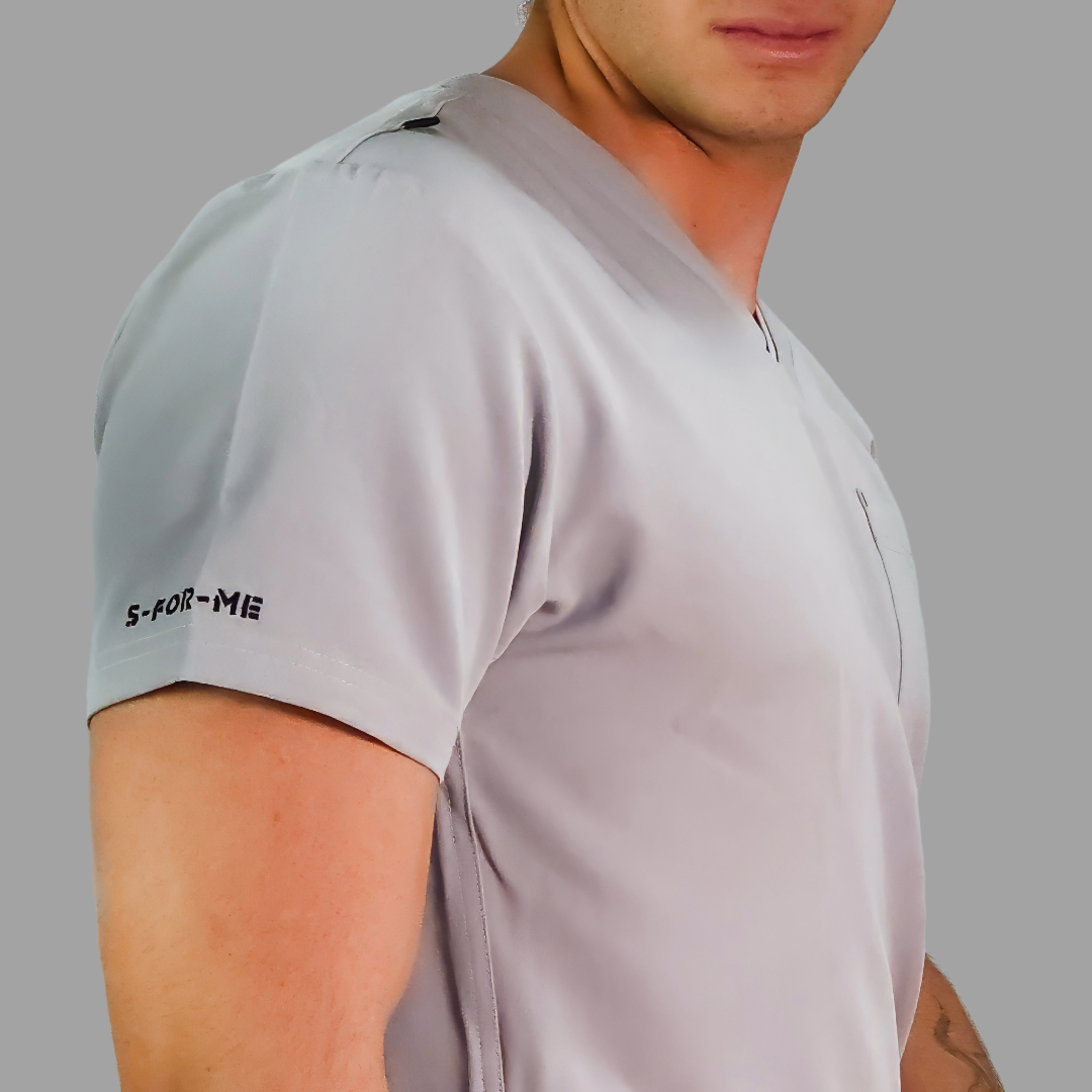 Conjunto Quirúrgico Antifluido Hombre – Estilo 300 Gris Perla