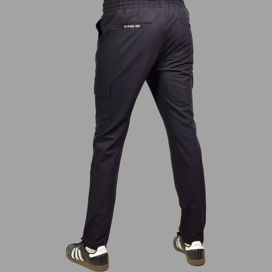 Pantalon Quirurgico Antifluido Hombre, Scrubs 300 Negro