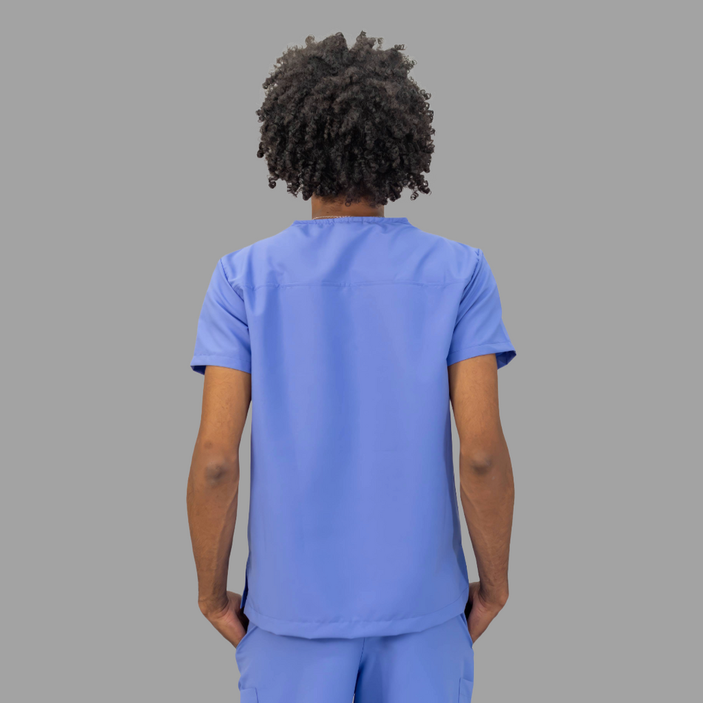Conjunto Quirúrgico Unisex · Modelo 500 Basic · Azul Plumbago