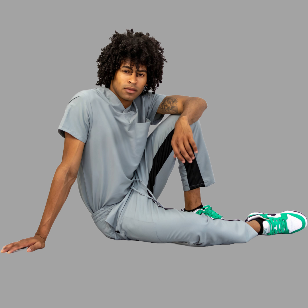 Pantalón Quirúrgico 500 Unisex Basic Gris Perla Antifluido-cloro resistente Scrubs 500 FW