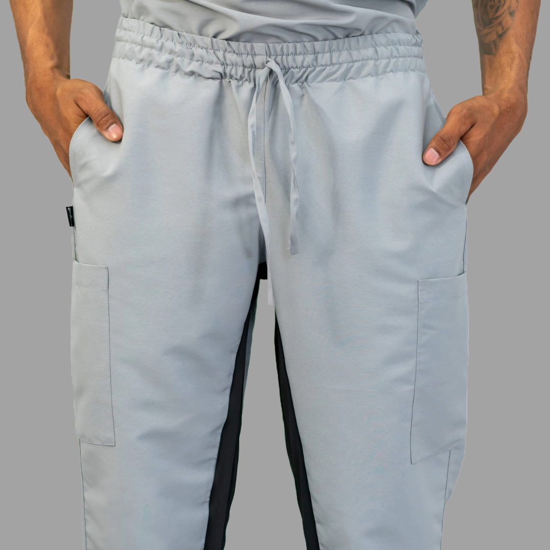 Pantalón Quirúrgico 500 Unisex Basic Gris Perla Antifluido-cloro resistente Scrubs 500 FW