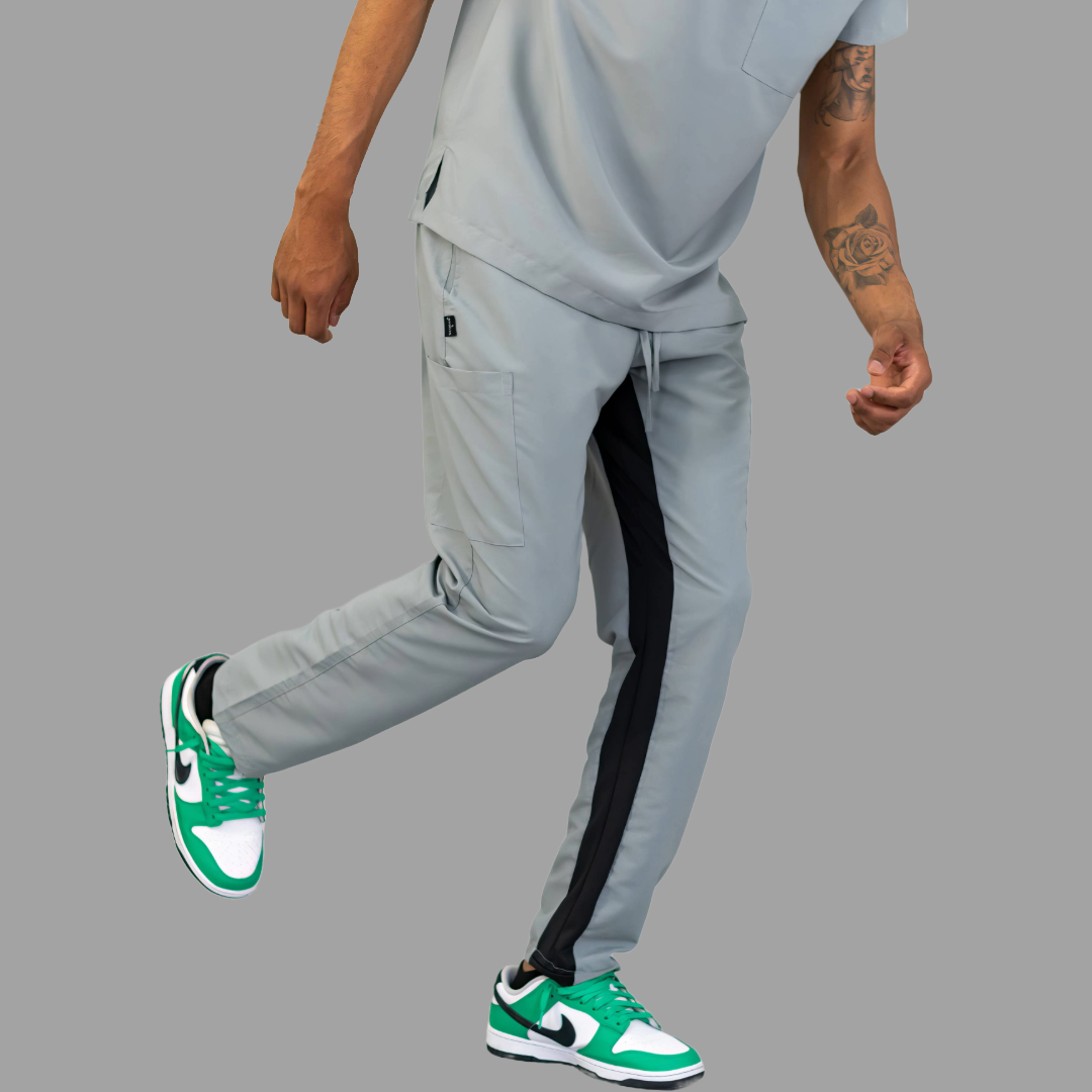 Pantalón Quirúrgico 500 Unisex Basic Gris Perla Antifluido-cloro resistente Scrubs 500 FW