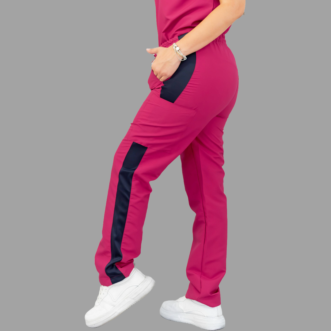 Conjunto Quirúrgico Unisex · Modelo 500 Basic · Color Vino
