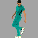 Men's Pants 930 Teal Green Super Stretch, Scrubs 930