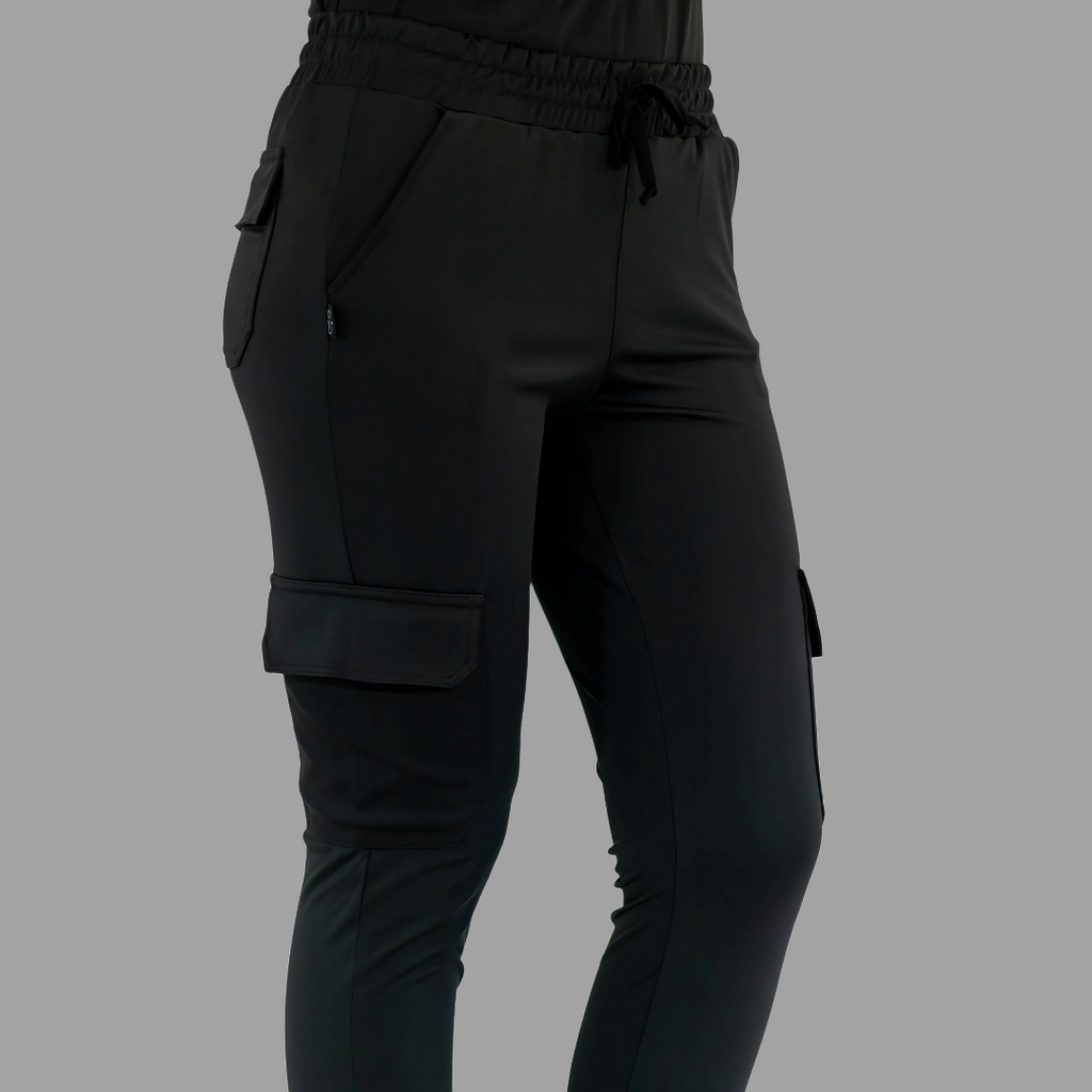 Jogger Quirúrgico Negro Mujer Super Stretch, Scrubs 910
