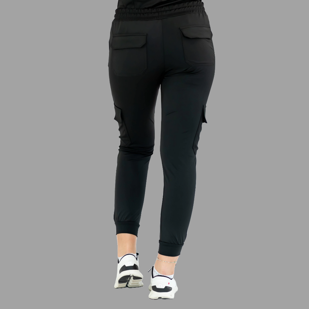 Jogger Quirúrgico Negro Mujer Super Stretch, Scrubs 910