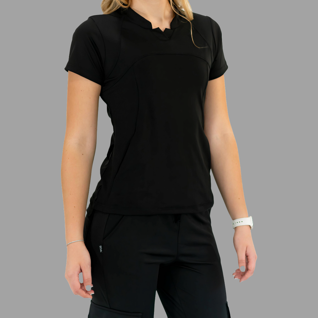 Filipina Quirúrgica Negra Mujer, Super Stretch, Scrubs 910