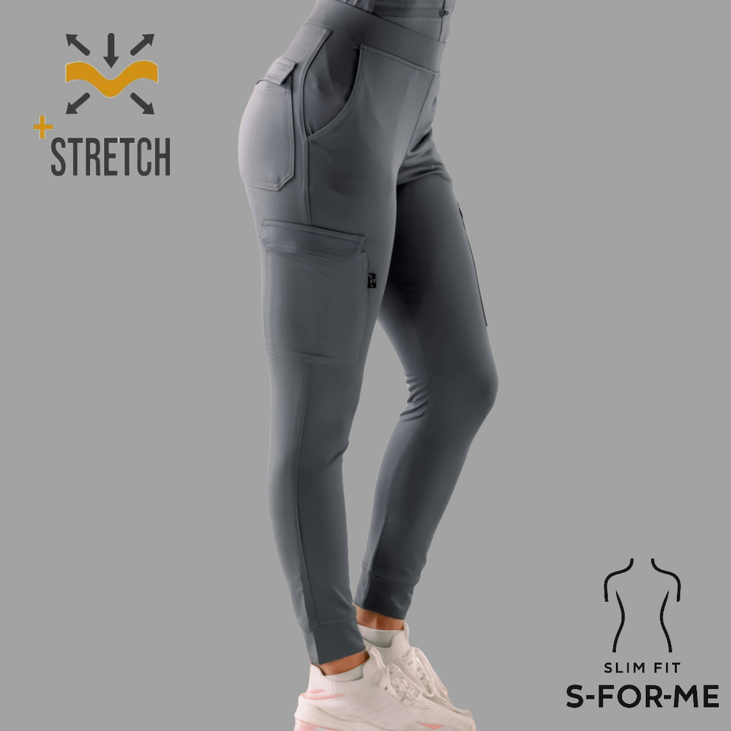 Conjunto Quirúrgico Mujer – Estilo 901 Gris Oxford | Super Stretch