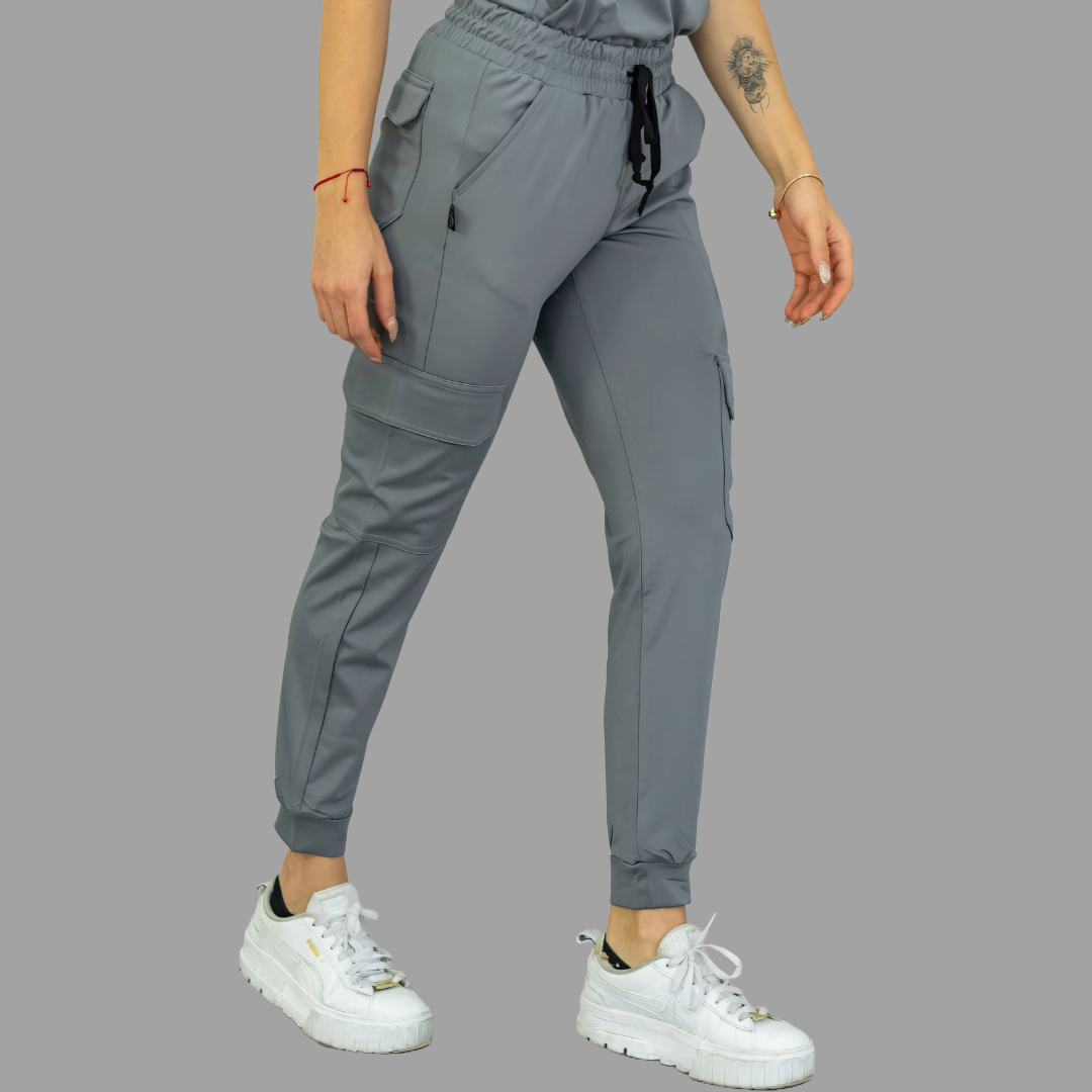 Women's Jogger  910 Gris Medio Super Stretch Scrubs.
