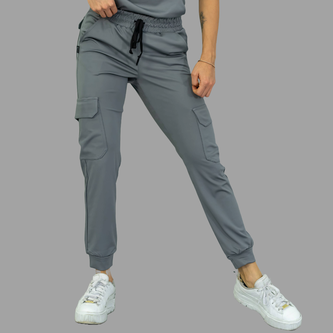 Women's Jogger  910 Gris Medio Super Stretch Scrubs.
