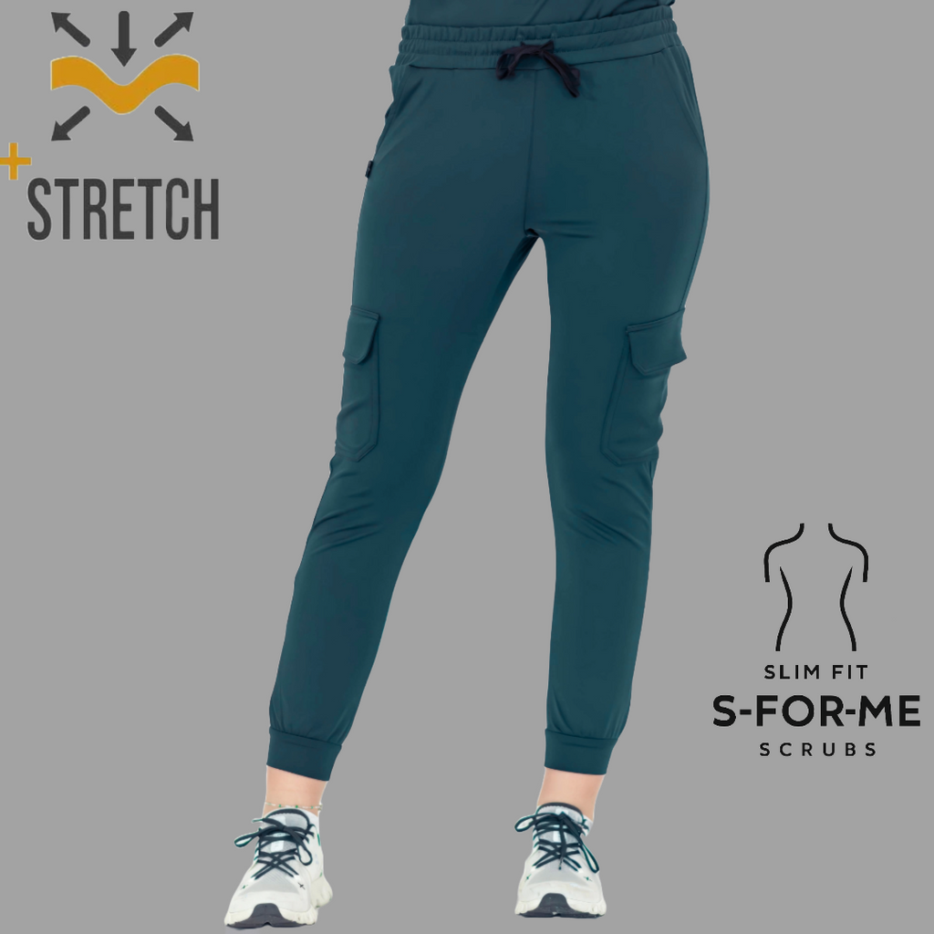 Conjunto Quirúrgico Súper Stretch Mujer – Estilo 910 Azul Petróleo