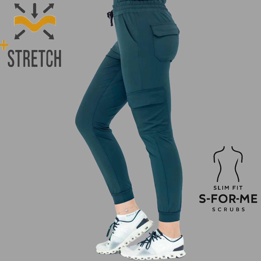 Conjunto Quirúrgico Súper Stretch Mujer – Estilo 910 Azul Petróleo