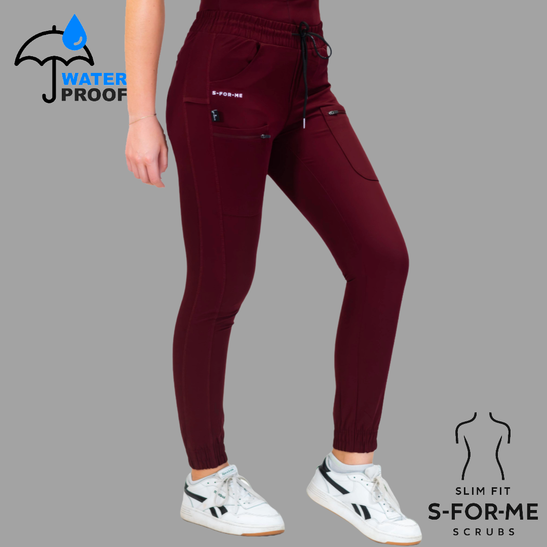 Conjunto Quirúrgico Antifluido Mujer – Estilo 300 Vino