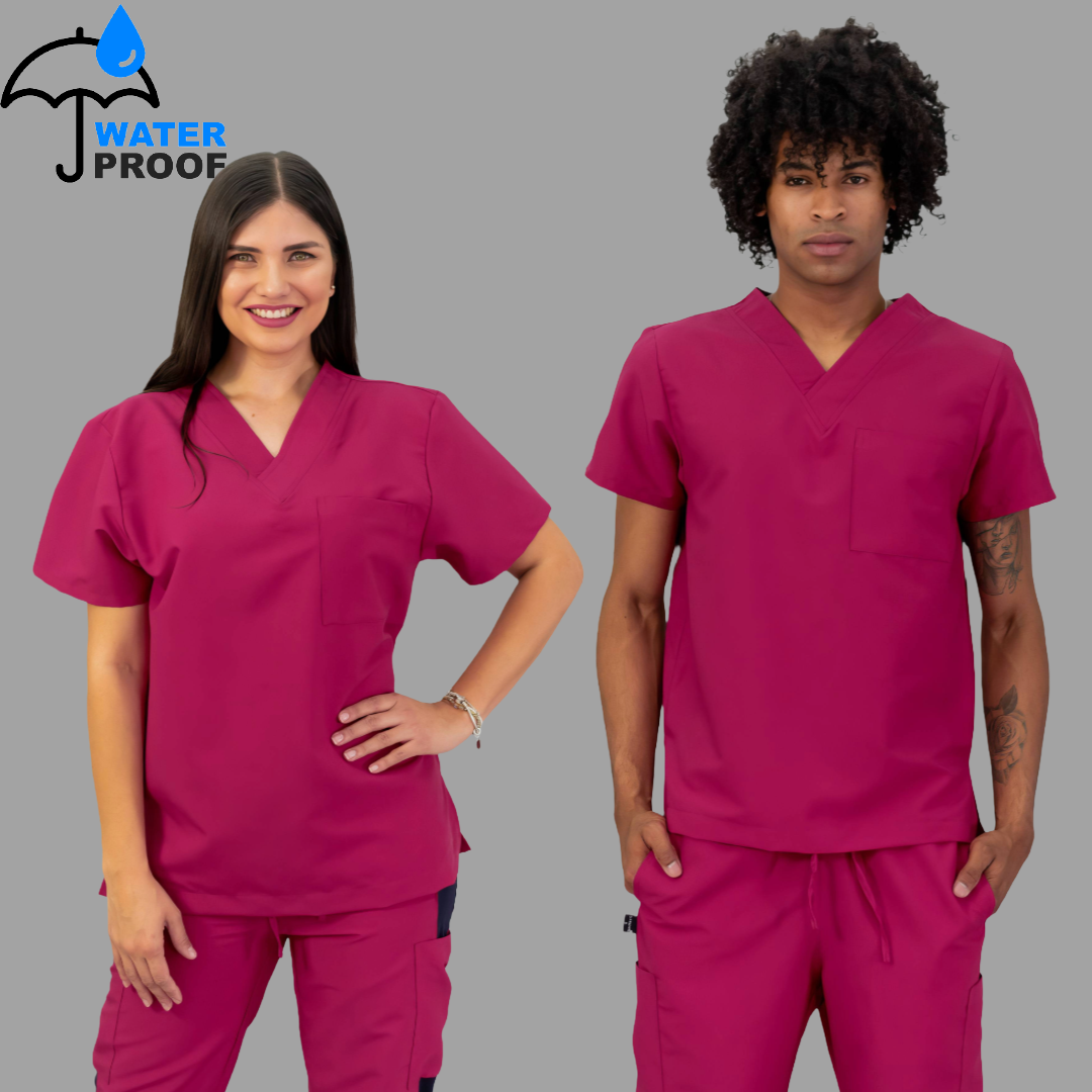 Conjunto Quirúrgico Unisex · Modelo 500 Basic · Color Vino