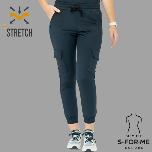 Jogger Quirúrgico 910, Azul Marino Mujer Super Stretch, Scrubs 910
