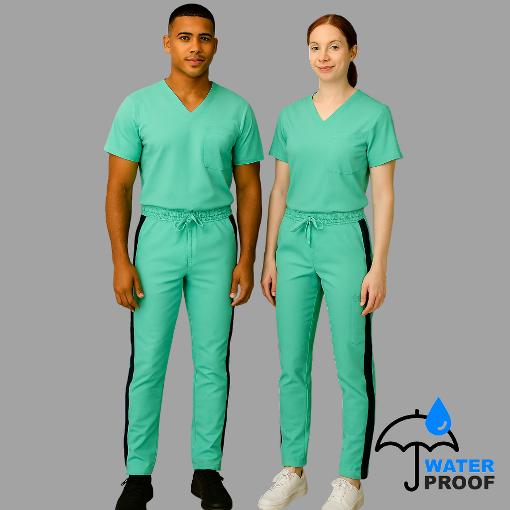 Pantalón Quirúrgico 500 Unisex Basic Azul Agua Antifluido-cloro resistente Scrubs 500 FW