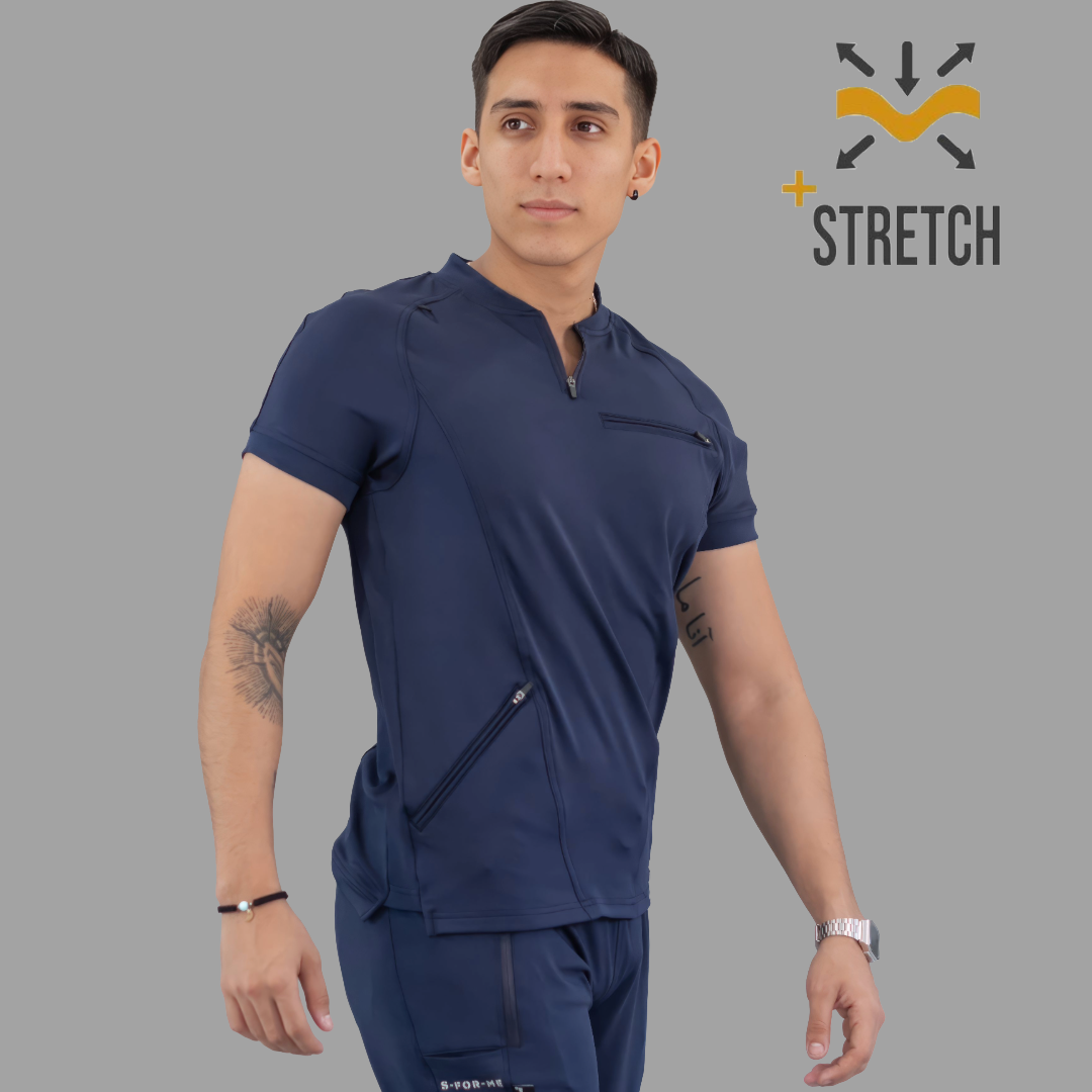 Filipina Quirúrgica 920 Hombre Azul Marino, Scrubs Super Stretch