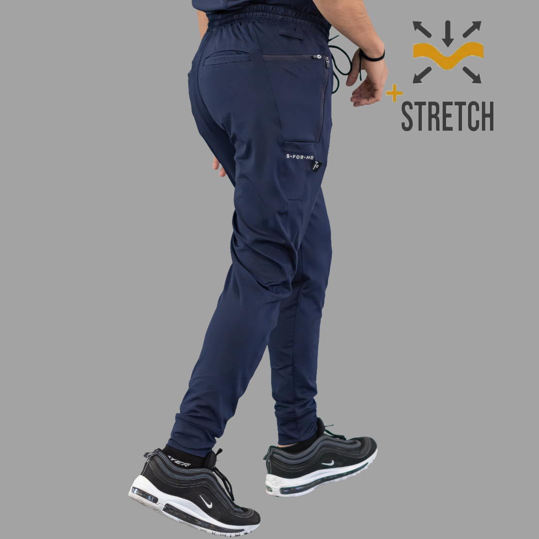 Jogger Quirúrgico Hombre Azul Marino Super Stretch, Scrubs 920