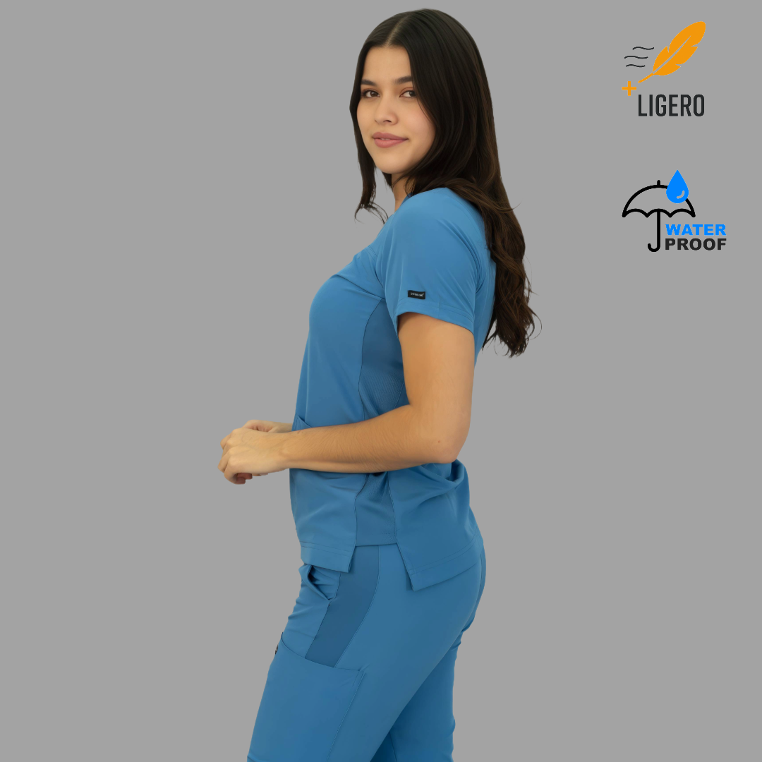 Filipina Mujer 530 Quirúrgica Azul Plumbago, Scrubs 530