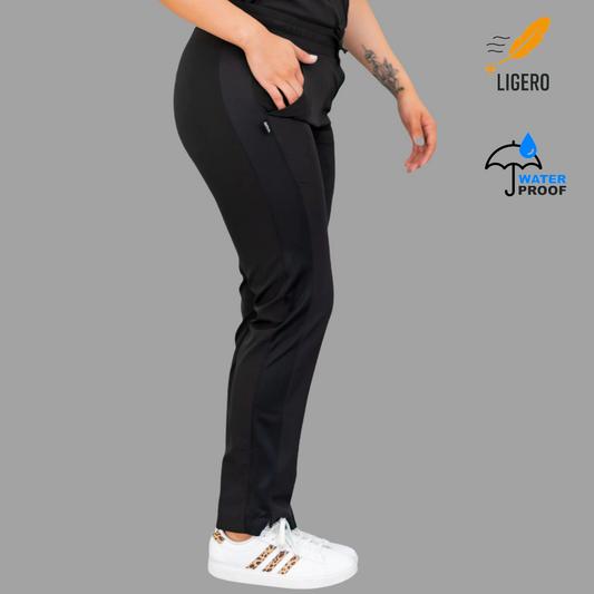 Pantalon Mujer 530 Negro Quirúrgico Relaxed, Scrubs 530
