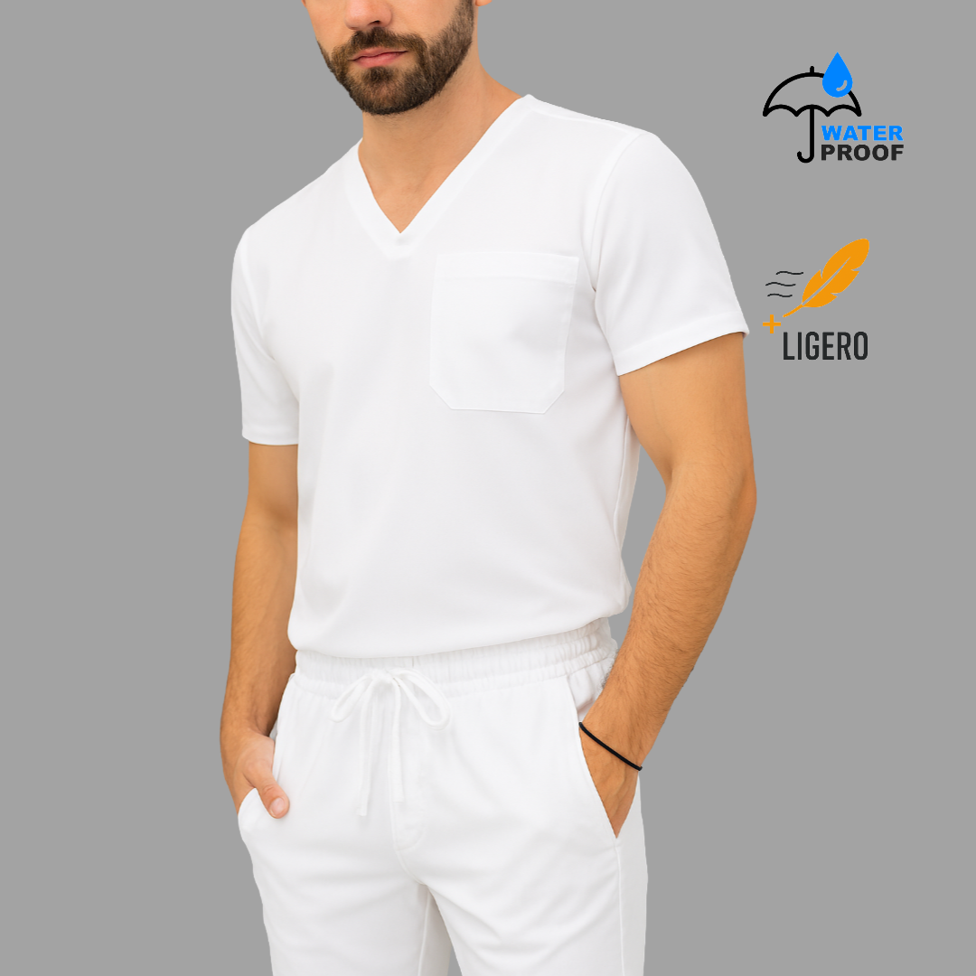Conjunto Quirúrgico Hombre – Estilo 530 Blanco