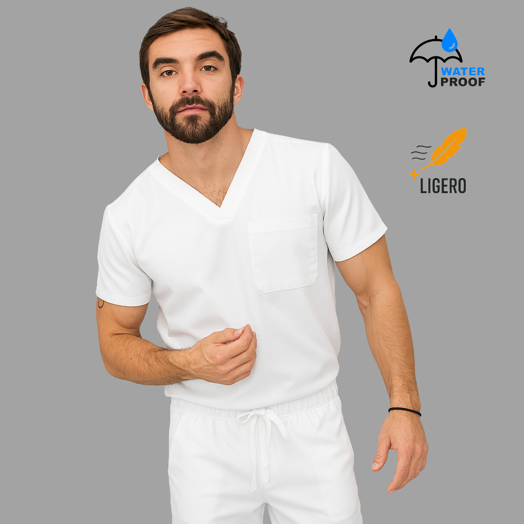 Conjunto Quirúrgico Hombre – Estilo 530 Blanco