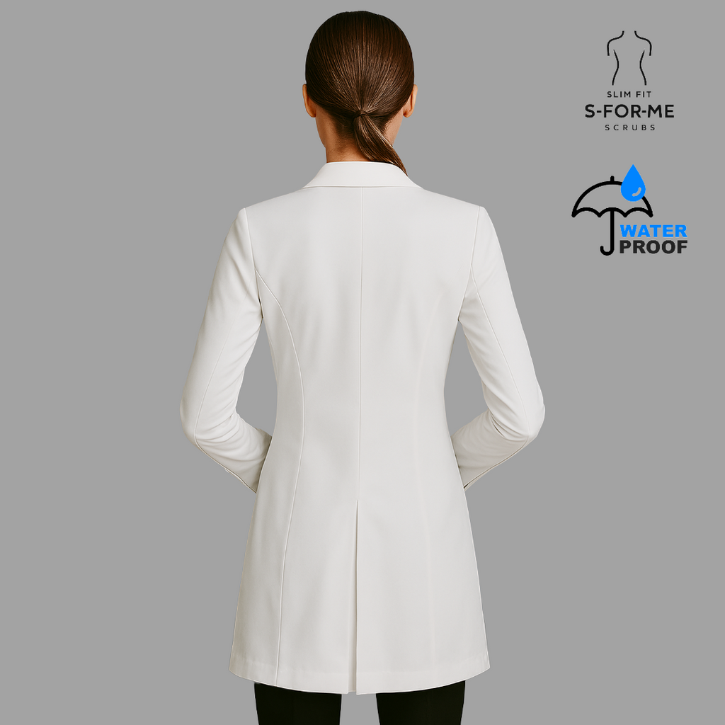 Saco Medico Stretch Alviero Antifluido Dama con Forro