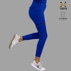 Jogger quirurgico mujer azul rey Estilo 901 para uniforme medico profesional
