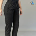 Pantalón quirúrgico mujer 515 negro con pretina ajustable