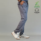 pantalon bamboo hombre 511 gris recto vista lateral Sandel Medica