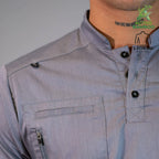 filipina bamboo hombre 511 gris corte masculino Sandel Medica