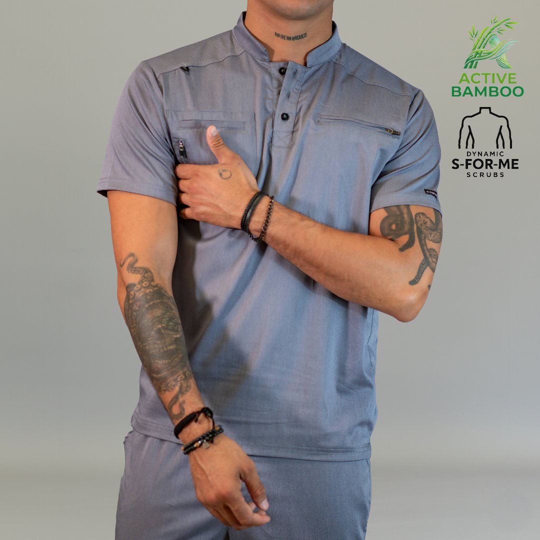 filipina quirurgica bamboo hombre 511 gris uso clinico Sandel Medica