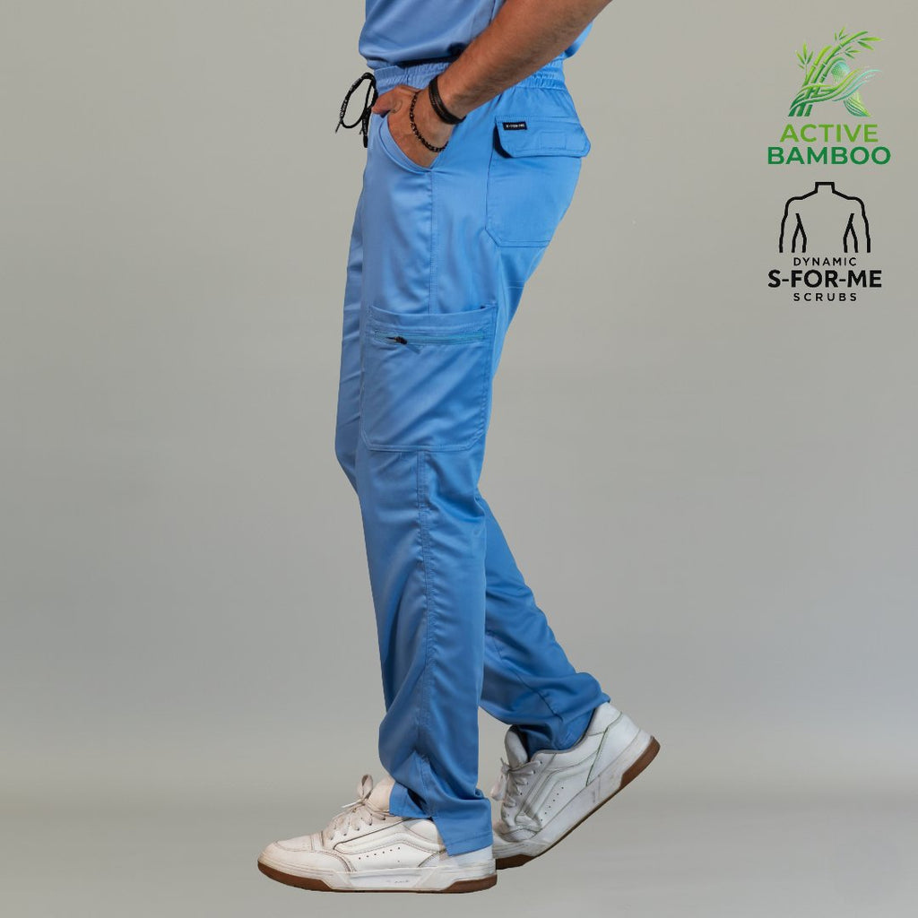 pantalon bamboo hombre 511 plumbago vista lateral Sandel Medica