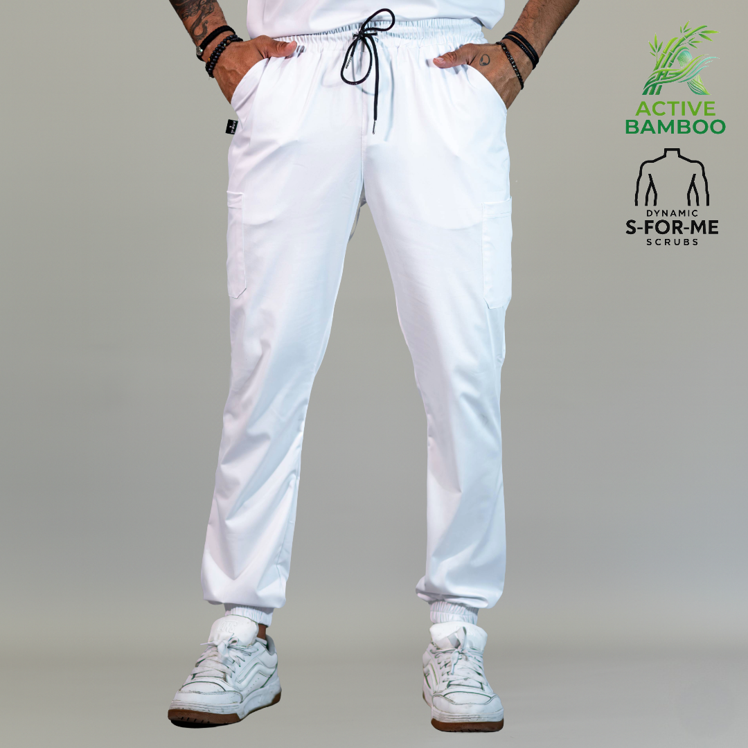 uniforme quirurgico hombre blanco
