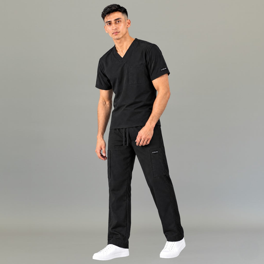 Pantalon Hombre 530 Quirúrgico Negro Relaxed, Scrubs 530