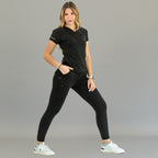 Filipina Quirúrgica Mujer Super Stretch Negra, Scrubs 905