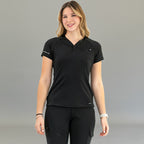 Filipina Quirúrgica Mujer Super Stretch Negra, Scrubs 905