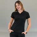 Filipina Quirúrgica Mujer Super Stretch Negra, Scrubs 905