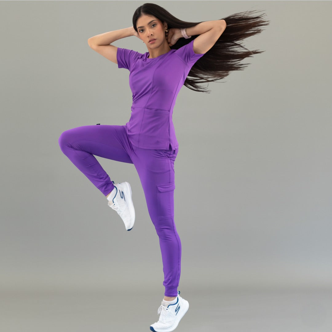Jogger Super Stretch Mujer Morado, Scrubs 901