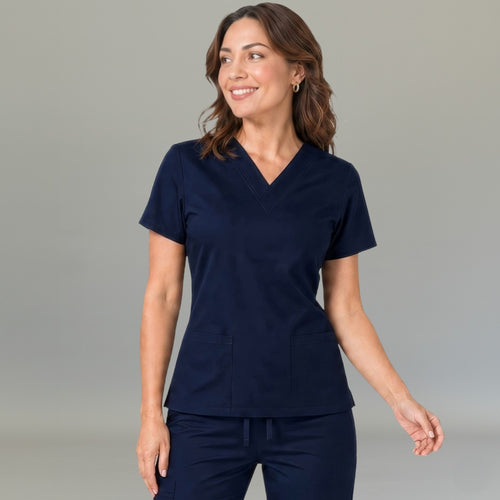 Filipina 502 Quirúrgica Mujer Azul Marino Antifluido FW