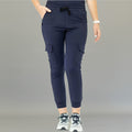 Jogger Quirúrgico Mujer Est. 910 | Azul Marino Super Stretch — imagen principal del producto
