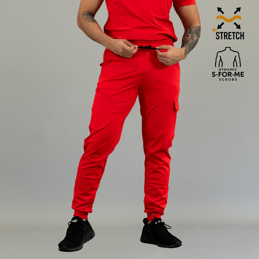 Jogger Rojo Super Stretch Hombre, Scrubs 905