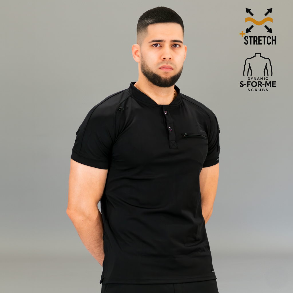 Filipina Quirúrgica Negra Hombre, Scrubs 901 Super Stretch