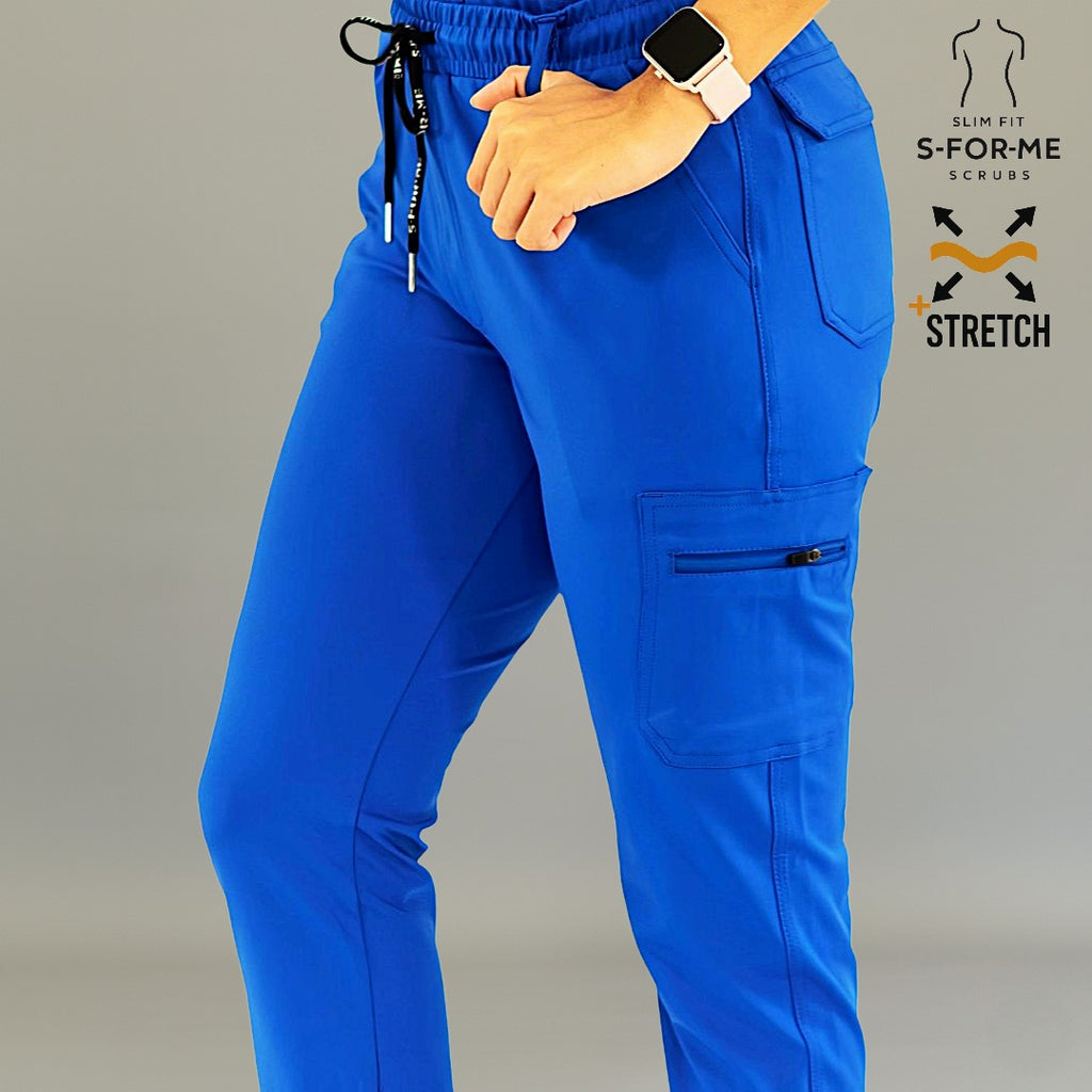 Pantalón Médico Quirúrgico para Mujer Color Azul Rey Superstretch